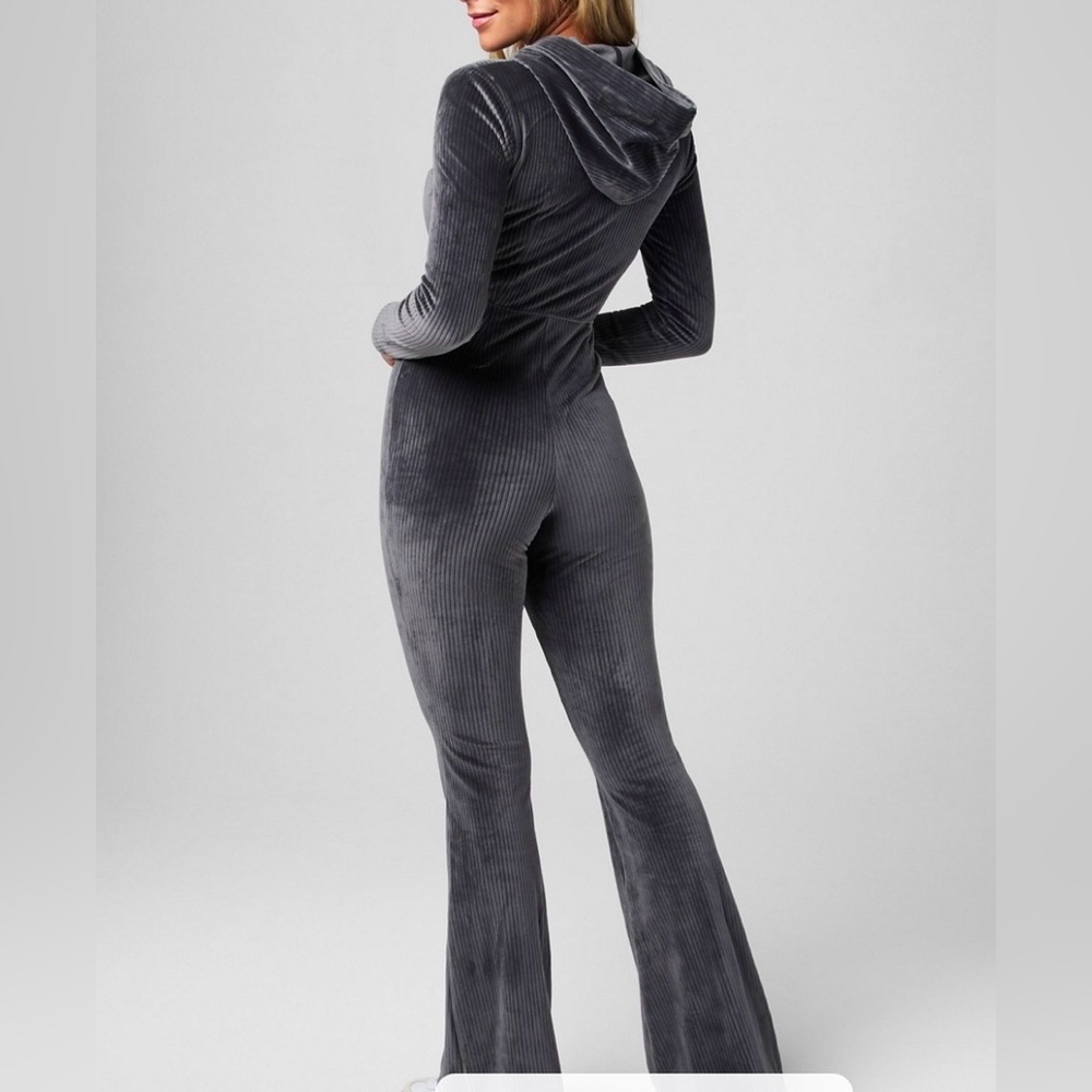 Fabletics Charcoal Ribbed Jumpsuit - image 2